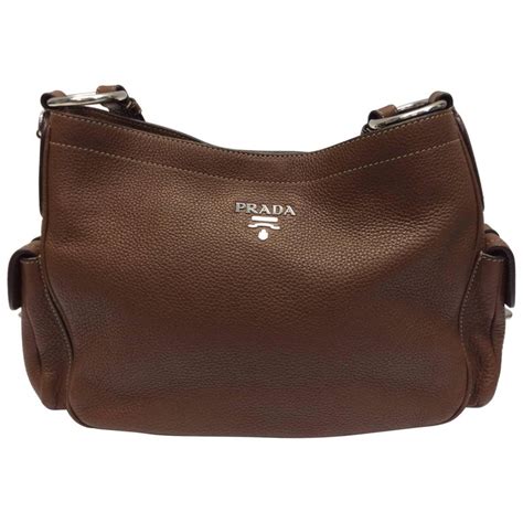 brown prada milano bag